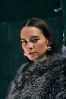 Etochs | Fur-Free Fox Cape | Gray