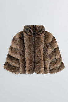 Etochs | Fur-Free Fox Jacket | Brown