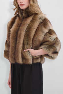 Etochs | Fur-Free Fox Jacket | Brown