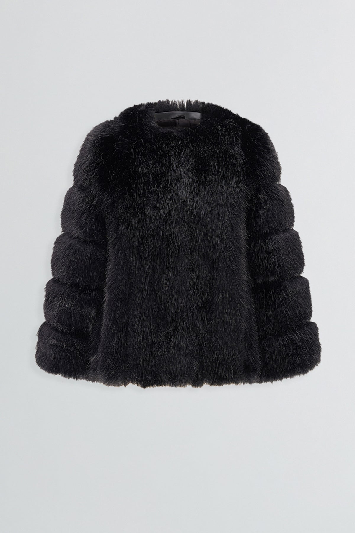 Etochs | Fur-Free Fox Jacket | Black