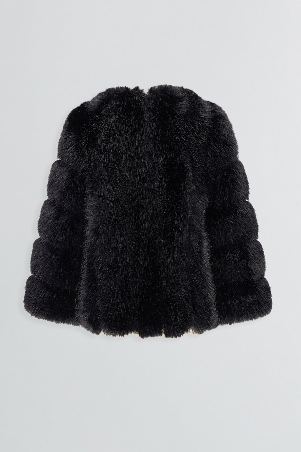 Etochs | Fur-Free Fox Jacket | Black