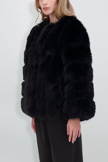 Etochs | Fur-Free Fox Jacket | Black