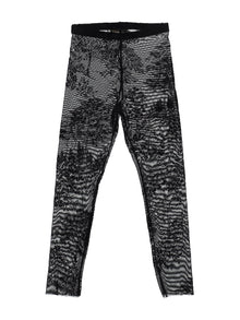 Girls | Flock Tullle Leggings | Black