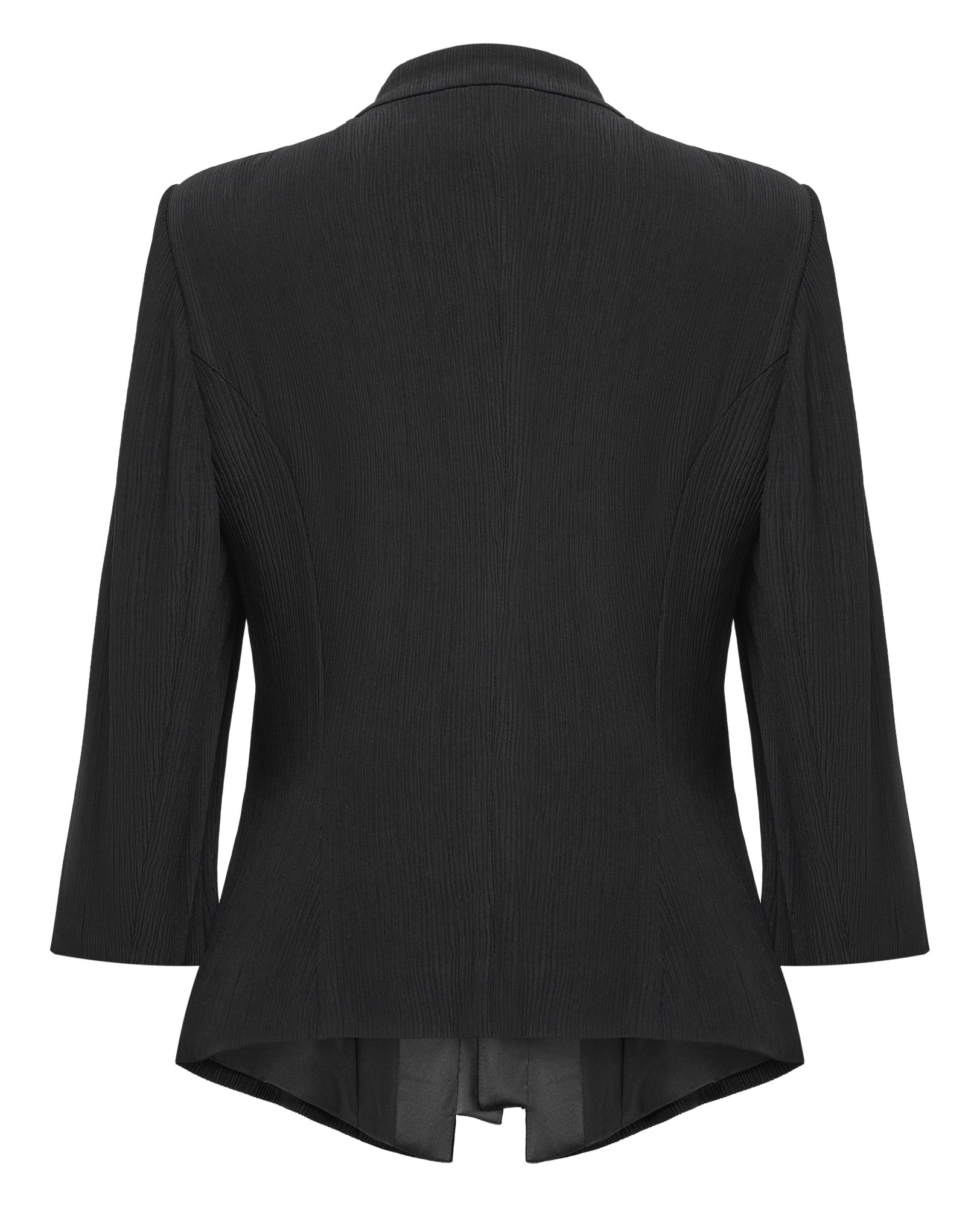 Commuter 3/4 Sleeve Waist-Defining Blazer | Black