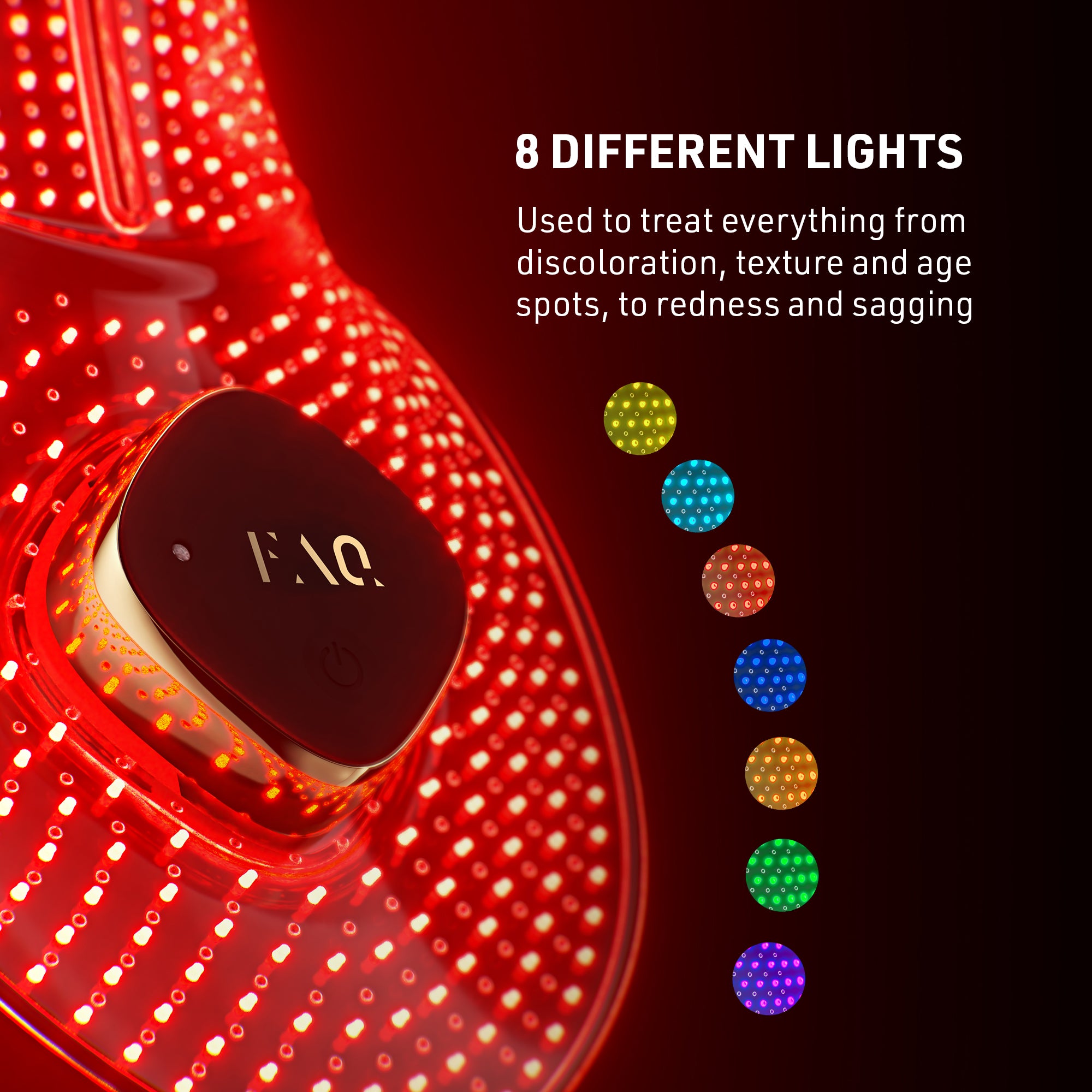 FAQ 211 Silicone LED + Near-Infrared Neck and Decollete Mask | Neck