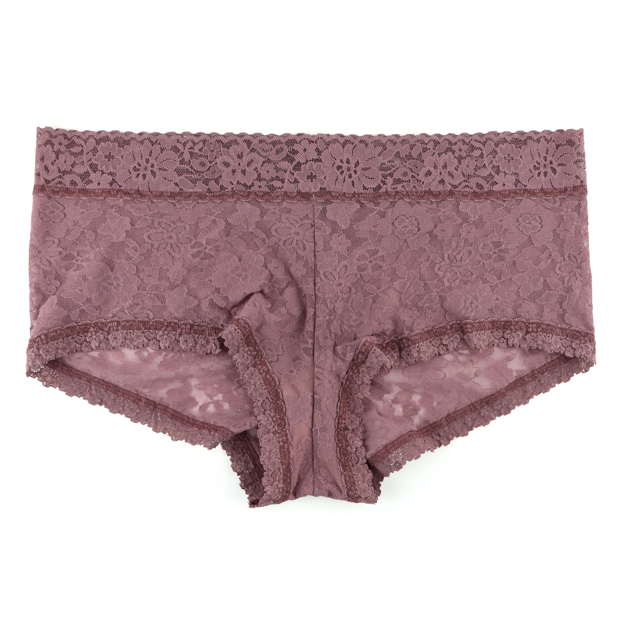 Plus Size Daily Lace Boyshort | Allspice Brown