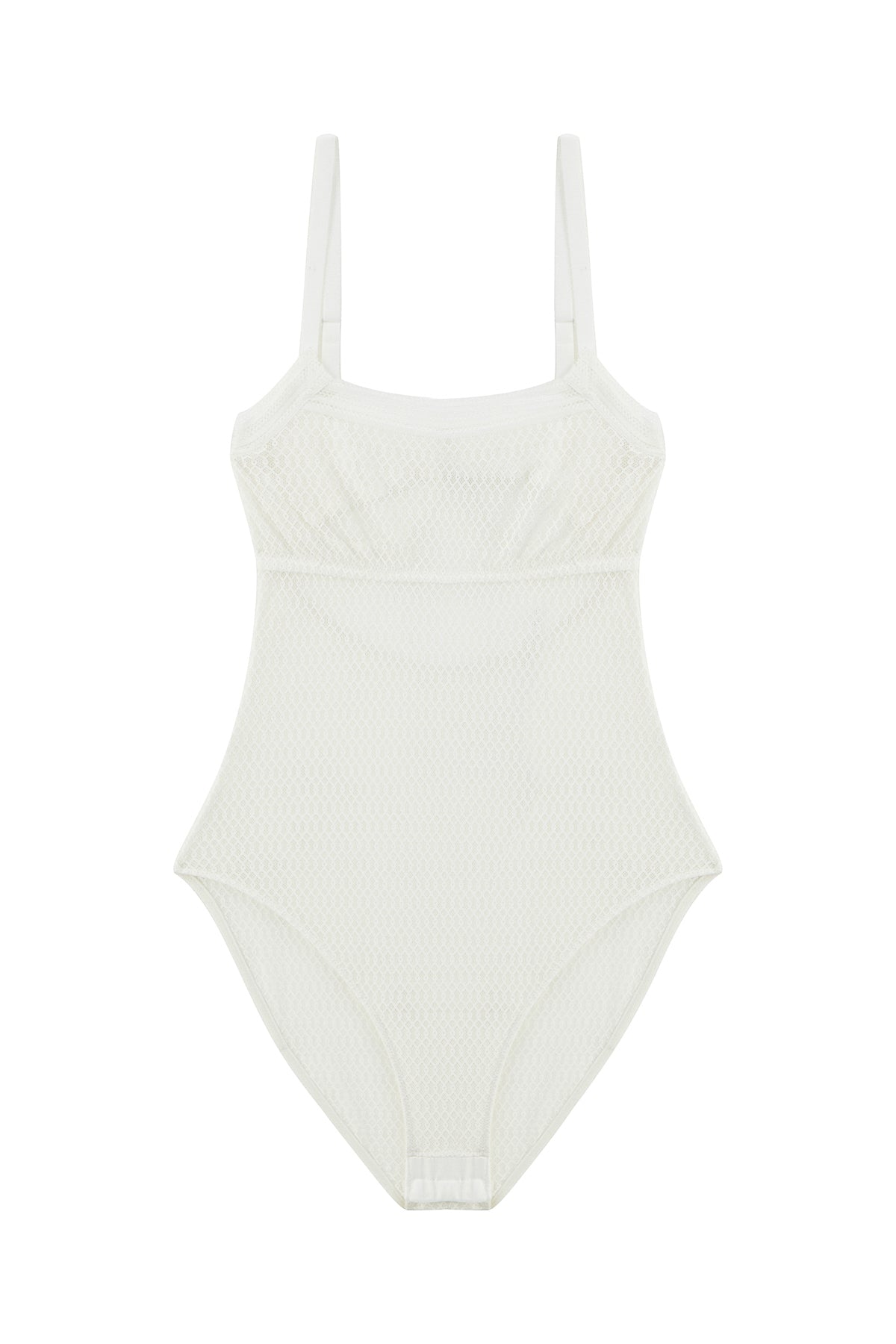 Kaia Underwire Bandeau Bodysuit | Ivory