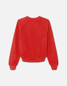 Womens | Classic Crewneck Love And Peace | Heritage Red