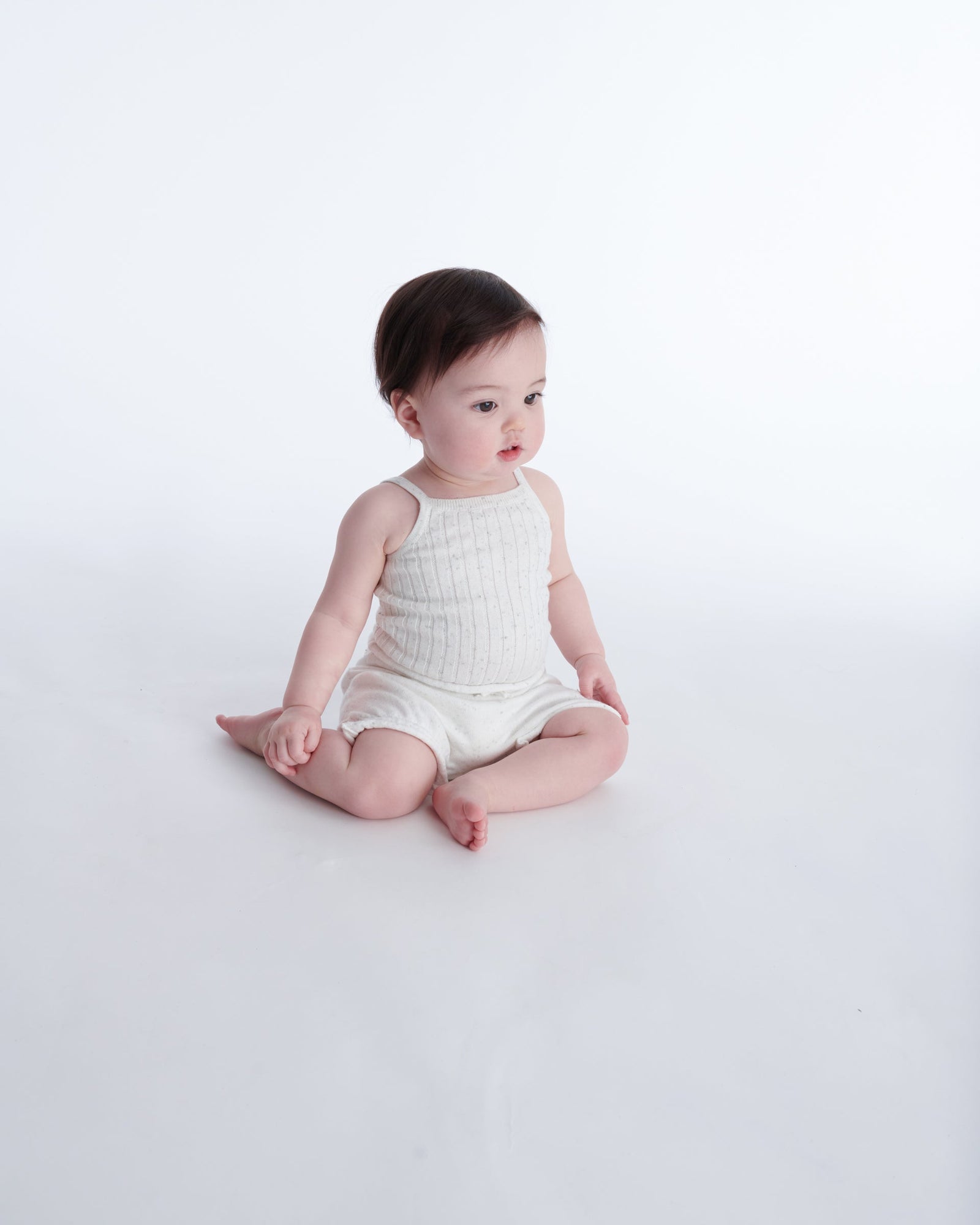 Bloomers Ruffles - Ribbed | Seashell