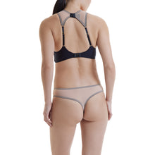 Cut Out High Cut Thong | Nude/Black