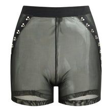 Hook & Eye Biker Short | Black