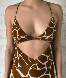 Fia Long Dress | Brown