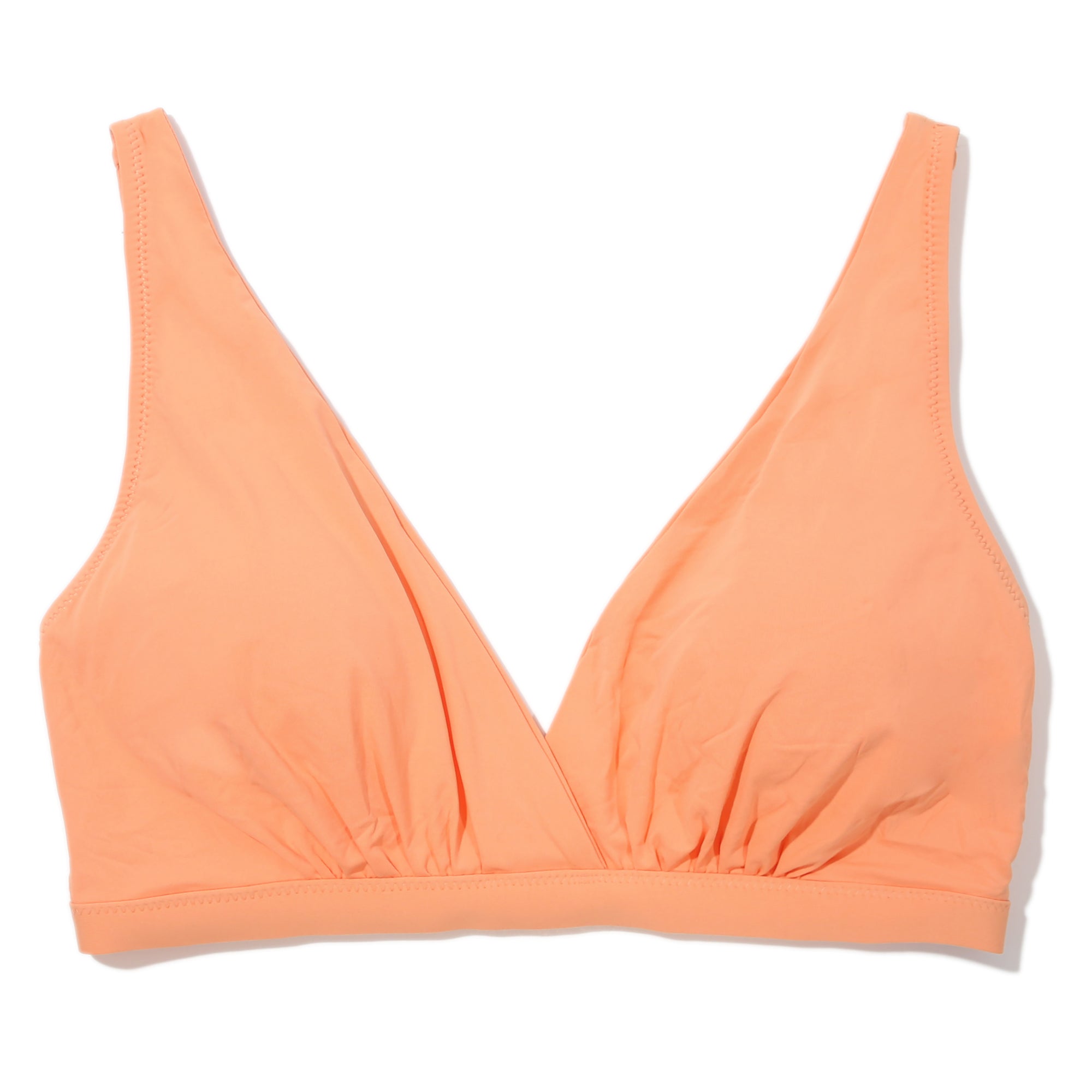 Swim Wrap Bikini Top | Florence (Orange)