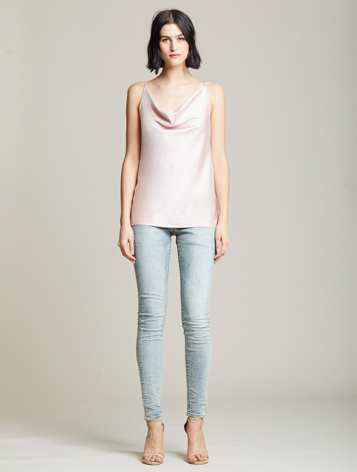 Cowl Neck Cami - Halston