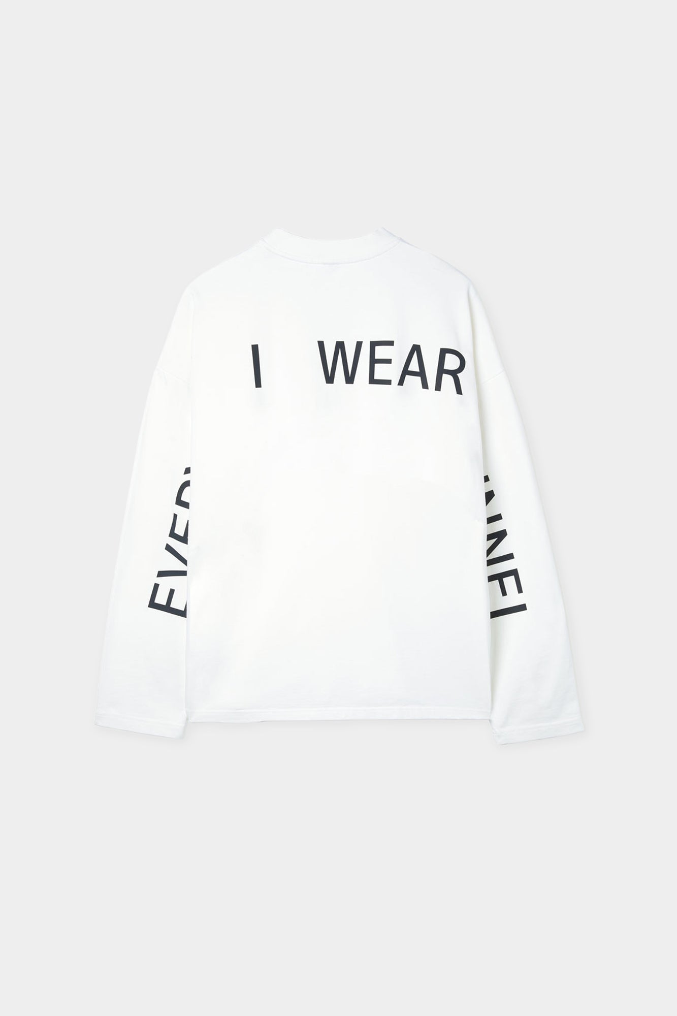 Everyday I Wear Sunnei' Longsleeve T-Shirt | Unisex | White