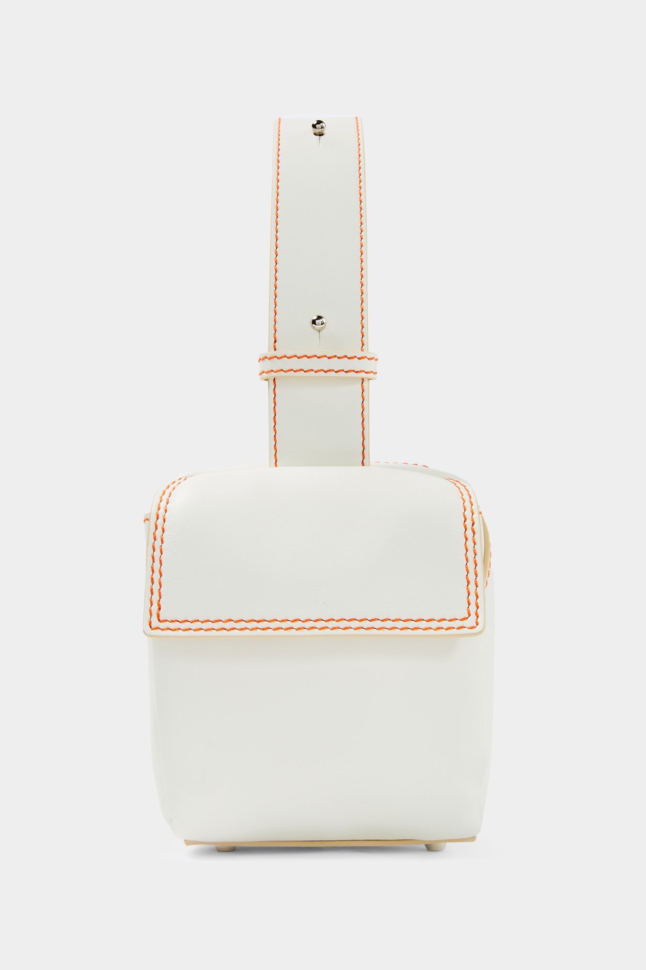 Cross Zip Lacubetto Bag | Unisex | White