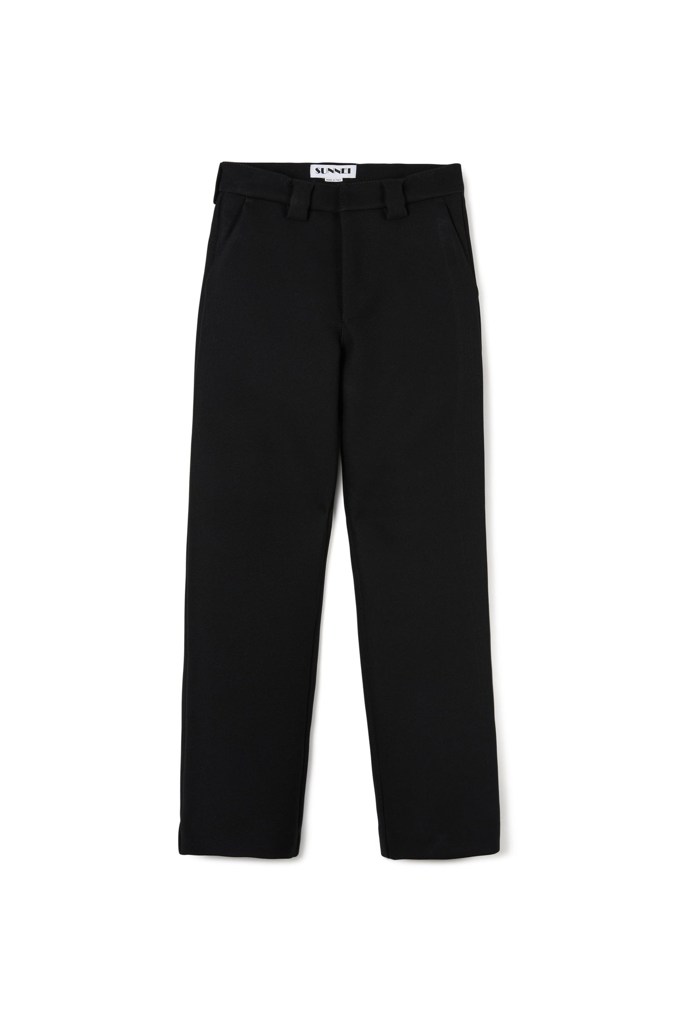 Straight Tailored Pants | Men | Black