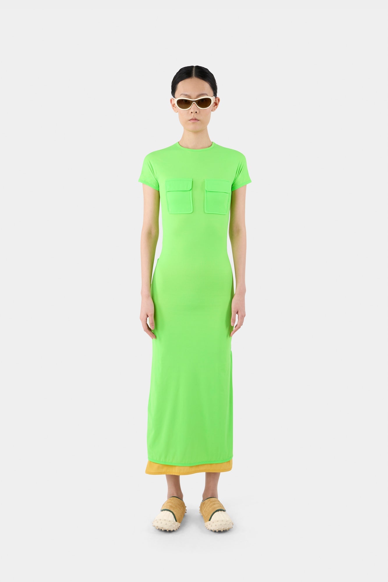 Pockets Dress | Women | Fluo Green