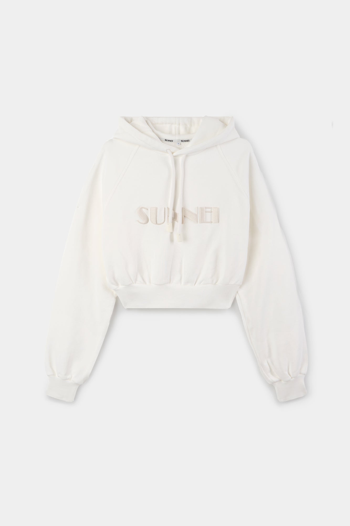 Embroidered Cropped Hoodie | Women | Dust