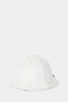 Allover Logo Bucket Hat | Unisex | White