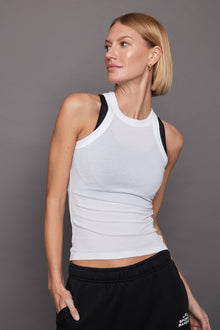 Bandier | Rivington Ribbed Tank | White
