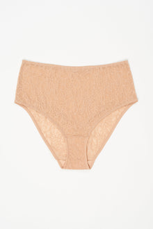 Eden High Waist Brief | Powder