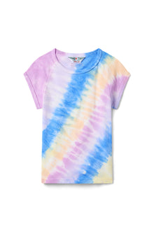 Kids | Kids Basic Short Sleeve Baseball Tee | Multi Stripe Lines 5