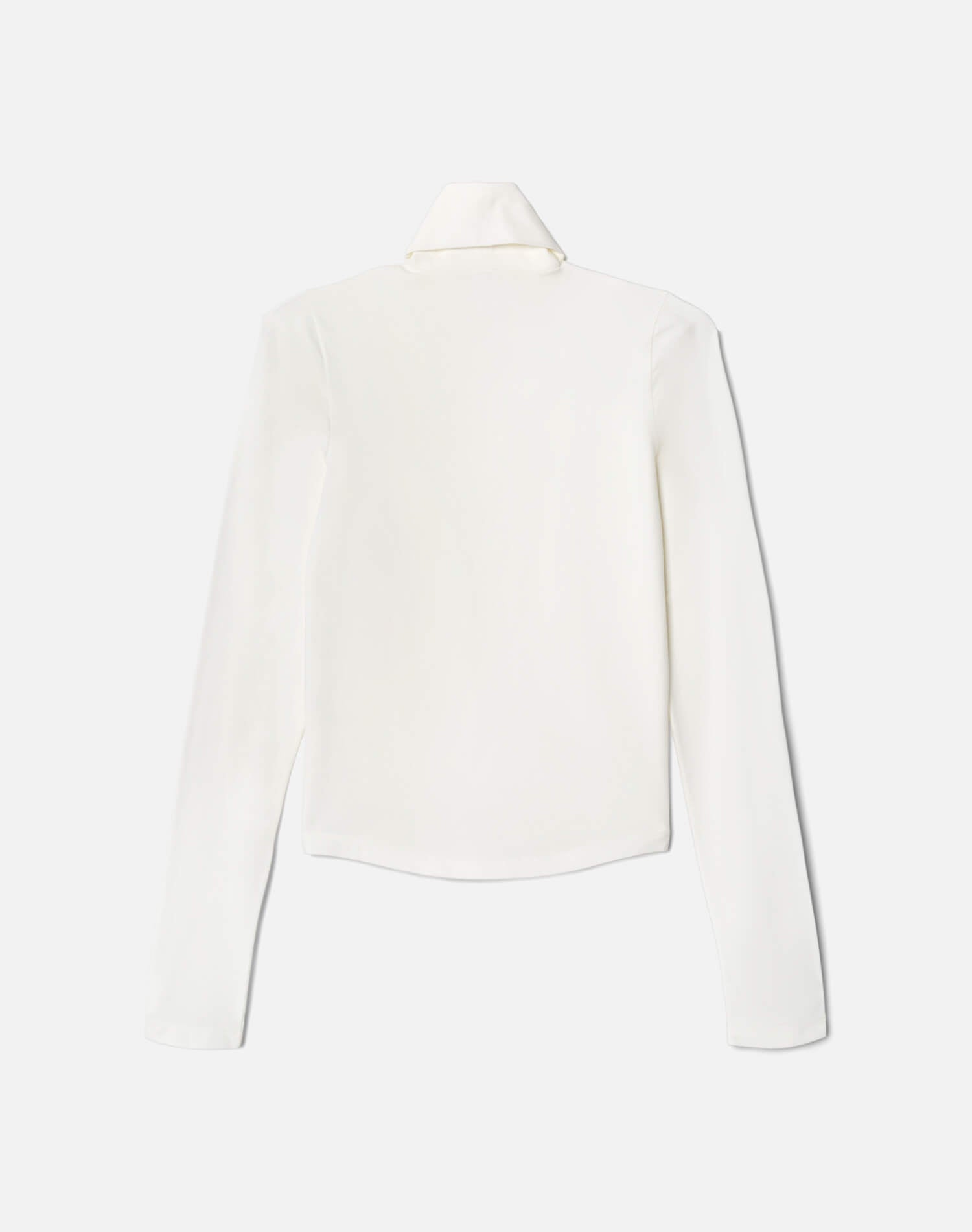 Womens | Hanes Sheer Turtleneck | Vintage White