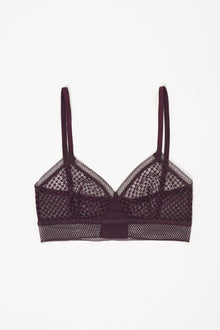 Bella Soft Cup Triangle Bra | Deep Purple