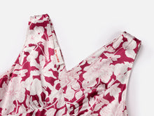 Silk Printed Dress | Red