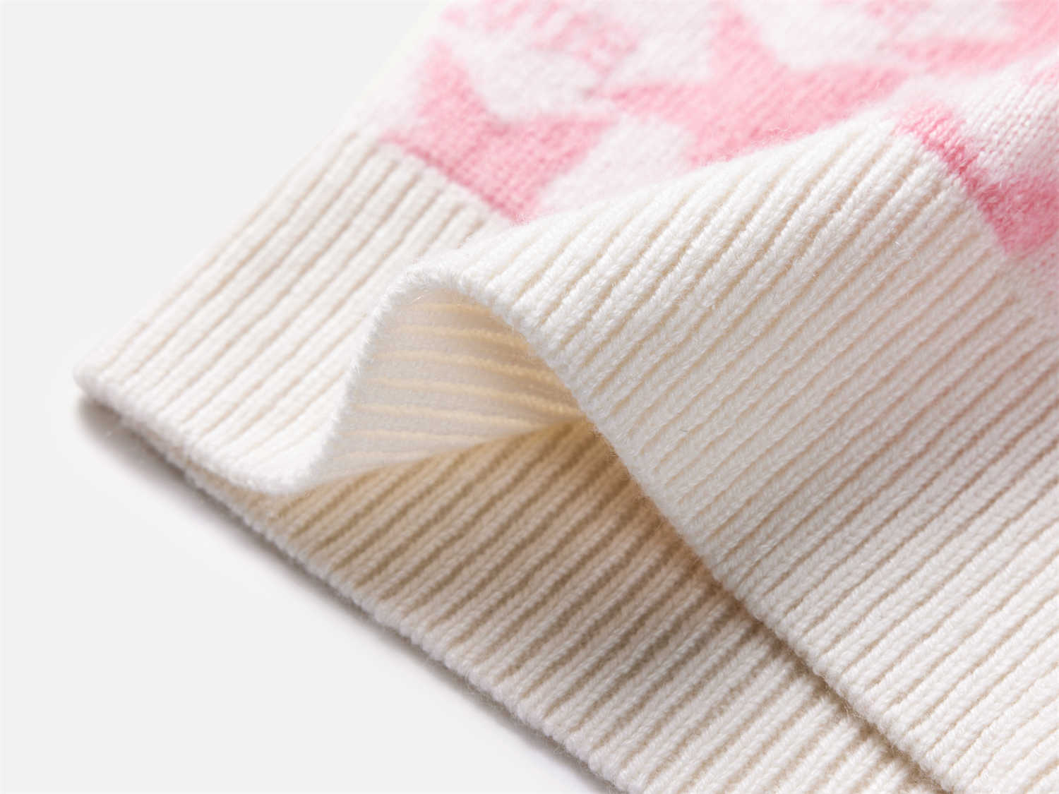 Wool Knit Cardigan | Pink