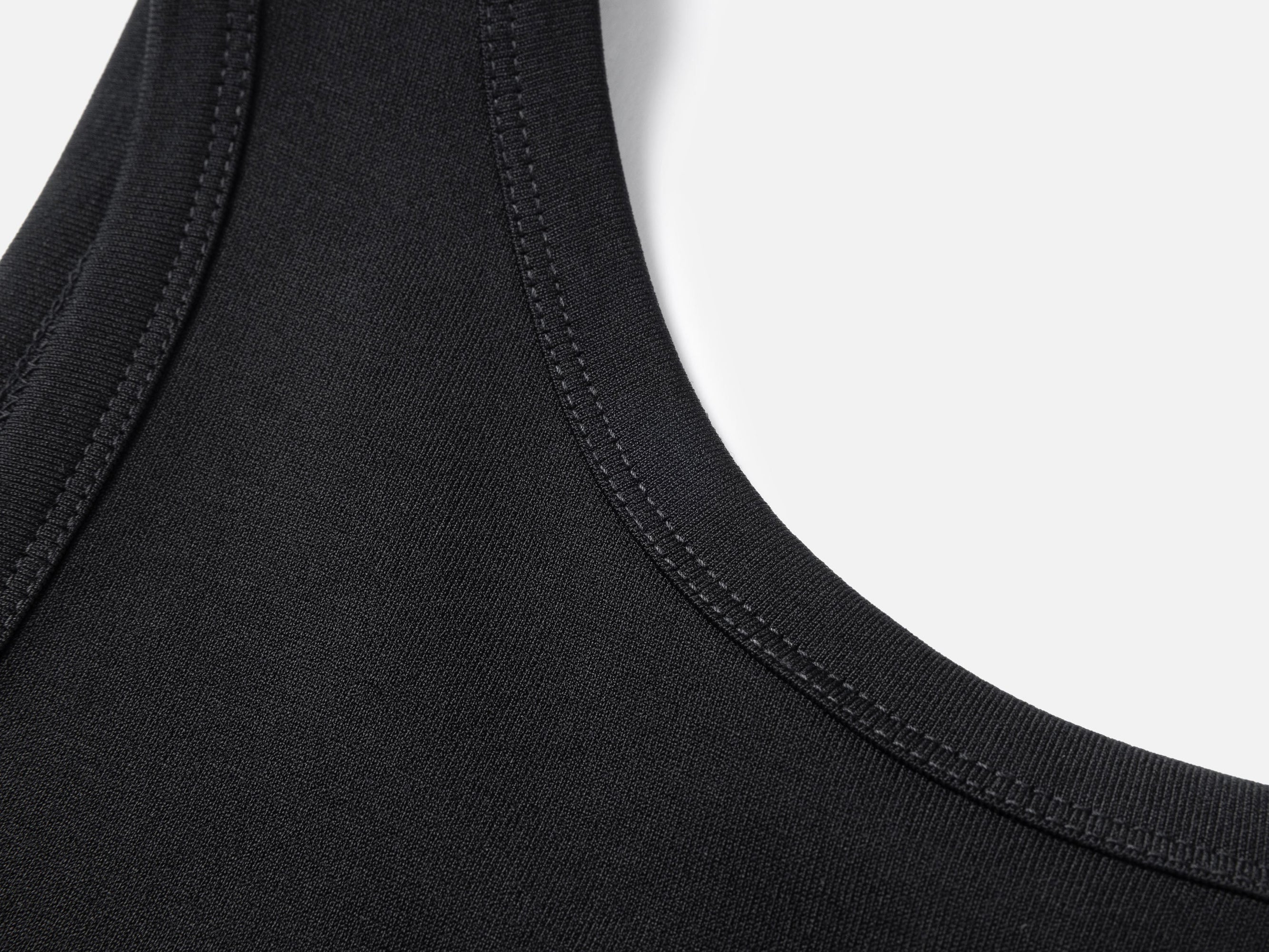 Minimalist Sleeveless Dress | Black