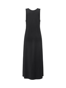Minimalist Sleeveless Dress | Black