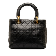 Dior Pre-Owned Medium Lambskin Cannage Lady Dior | Women | Black