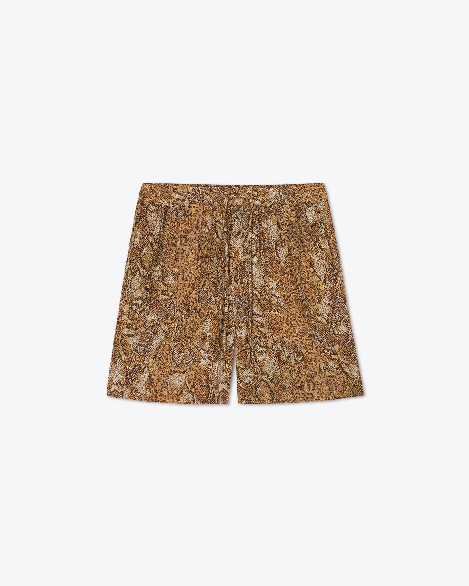 Mens | Doxxi Printed Pleat Shorts | Snake Print