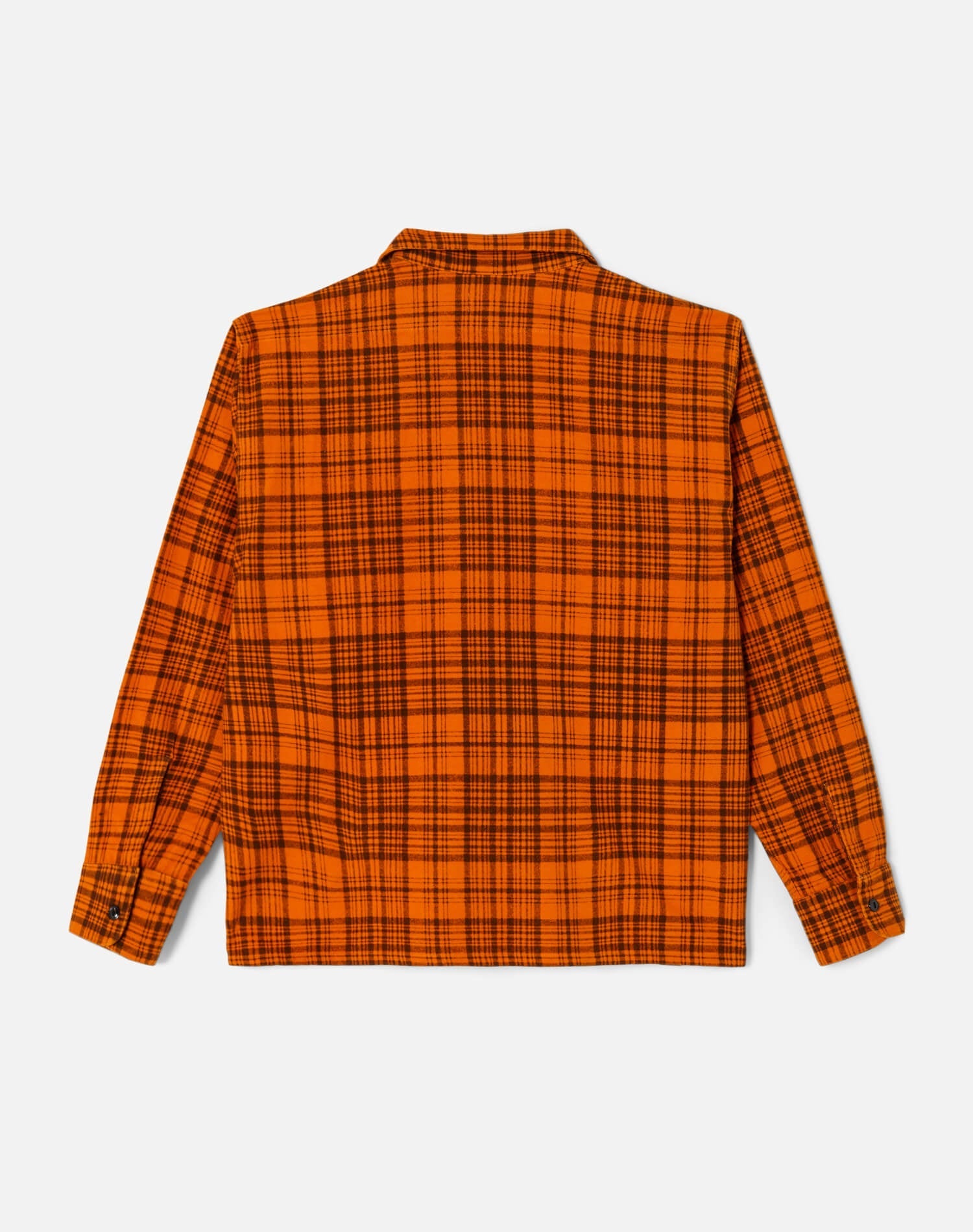 Mens | 50s Plaid Straight Bottom Shirt | Marmalade Charcoal