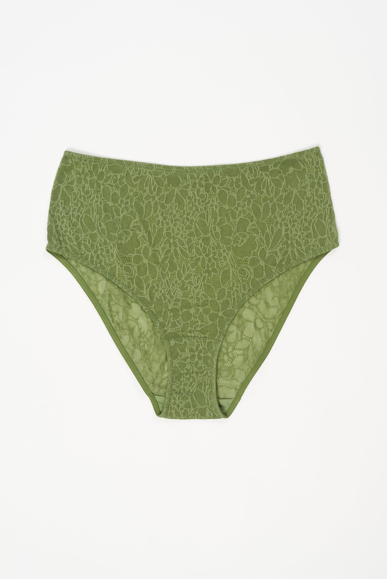 Eden High Waist Brief | Moss