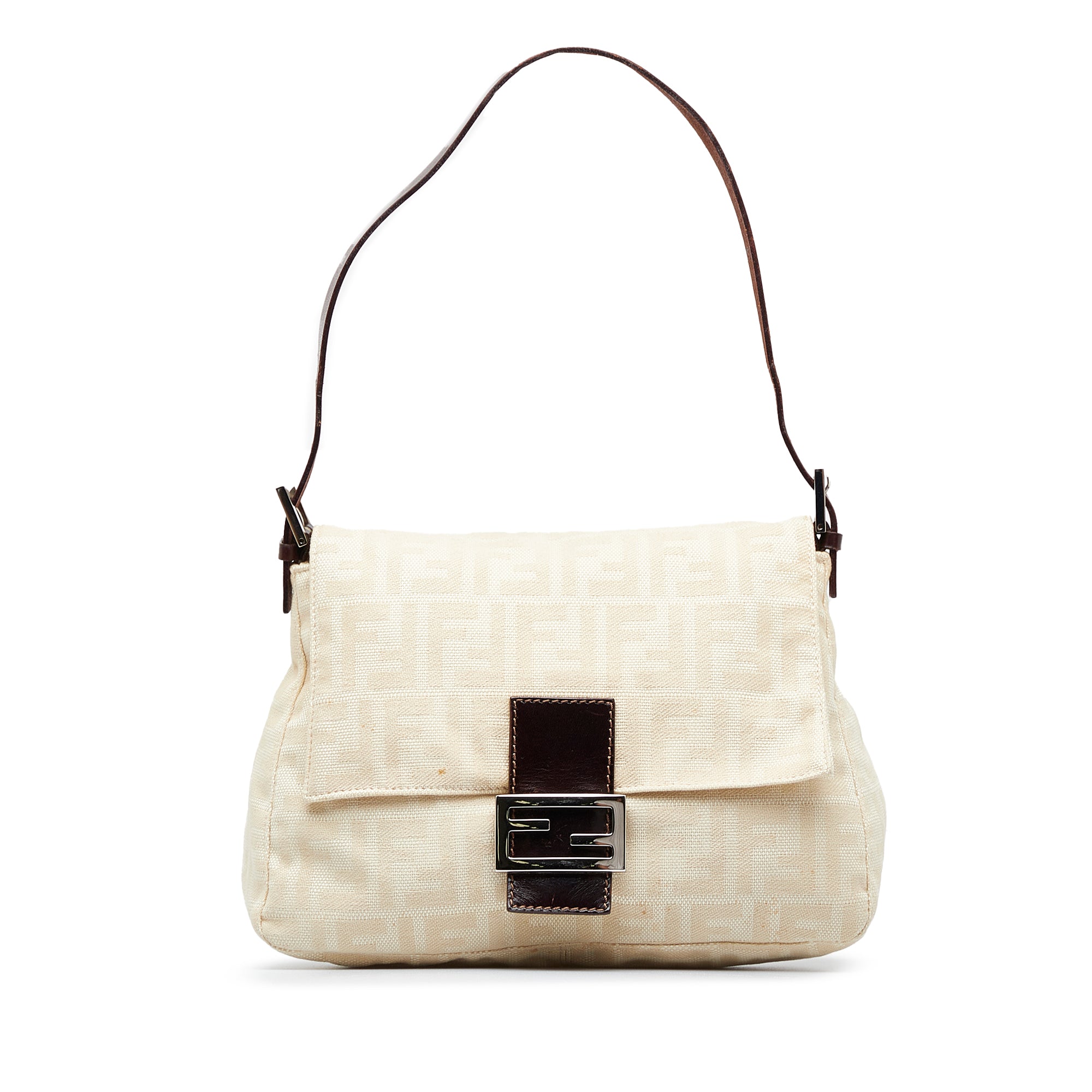 Fendi Pre-Owned Zucca Canvas Mamma Forever | Women | Brown x Light Beige