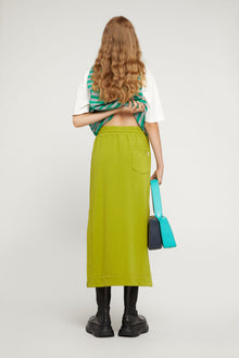 Cotton Elastic Skirt | Women | Pea Green