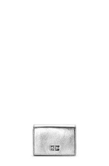 Bou Flap Card Holder Metallic | Silver