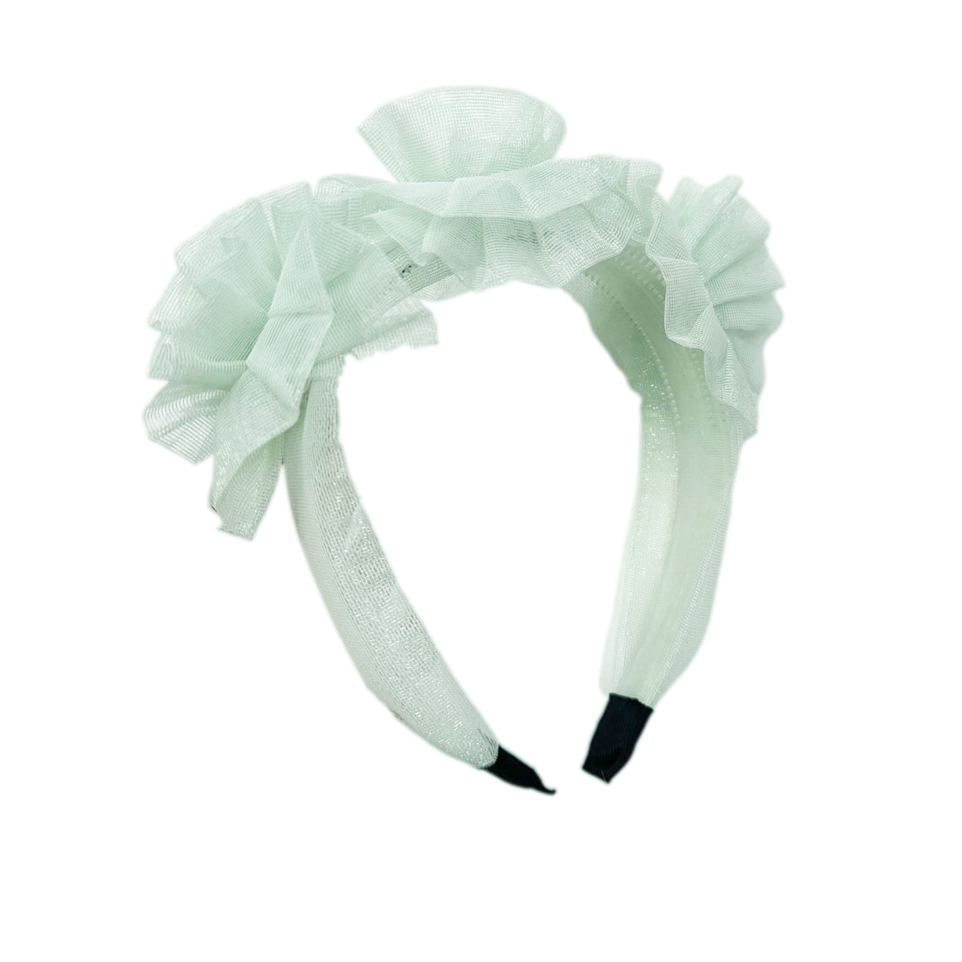 Francesca Mint Tulle Headband | Mint