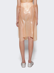 Women | ALAÏA | Pencil Skirt | Peche Beige