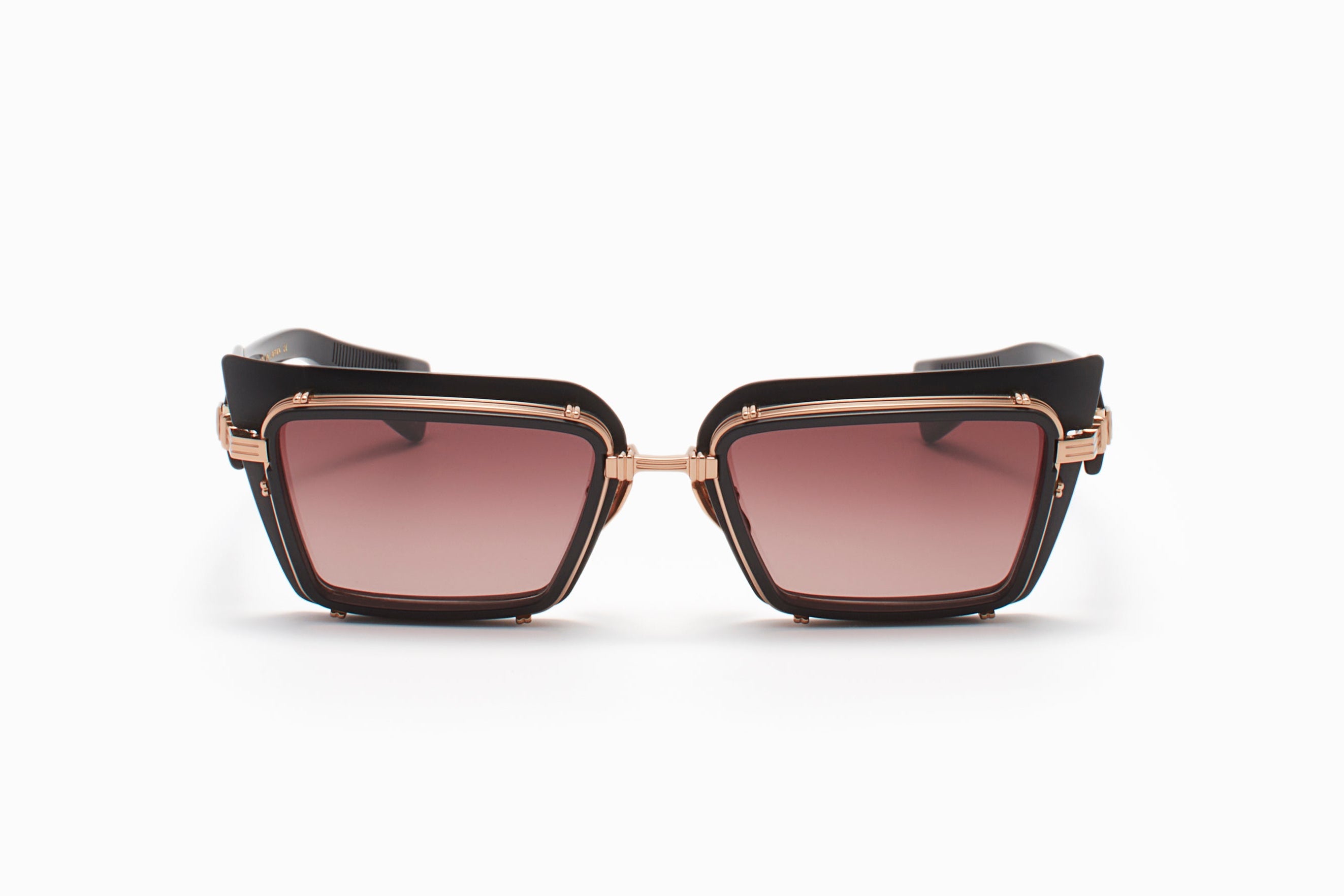 Womens | Admirable Sunglass | Matte Black - Rose Gold | Rose Gradient Polarized