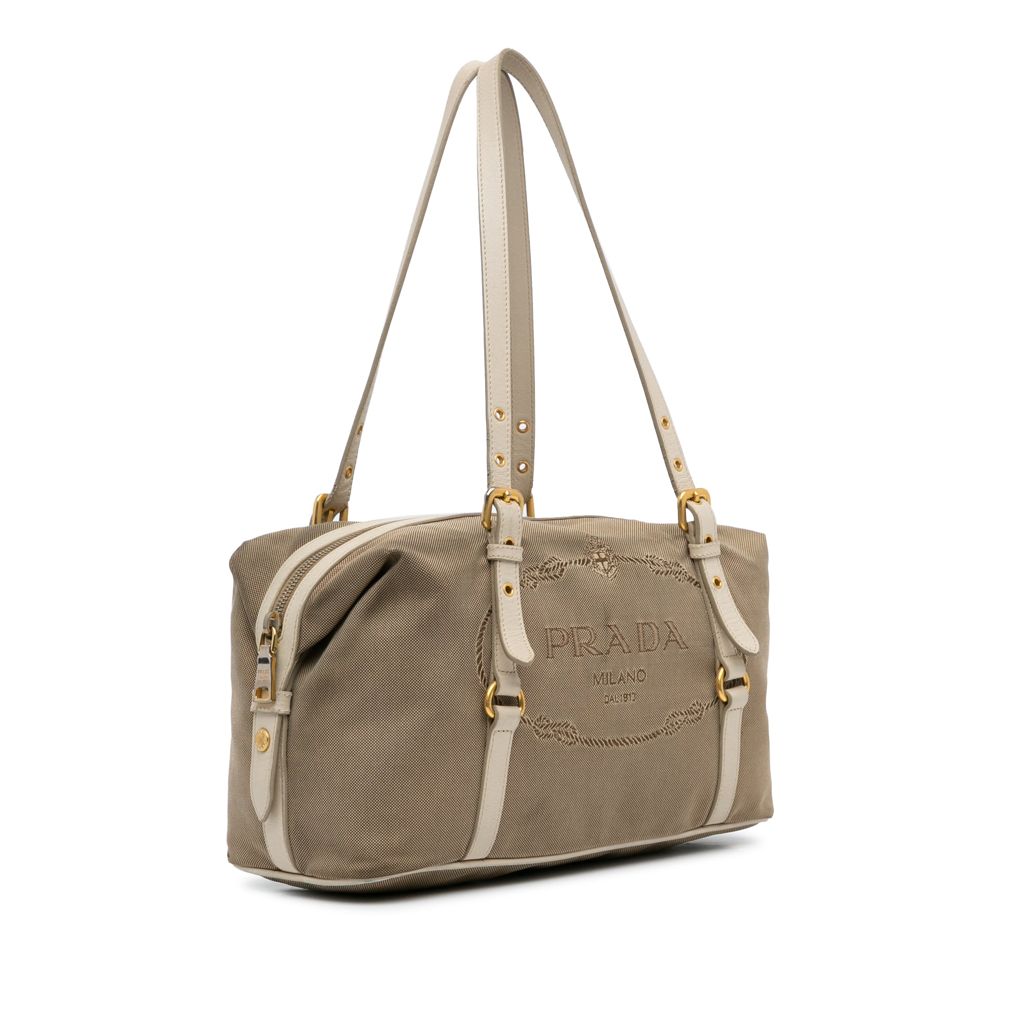 Prada Pre-Owned Canapa Logo Shoulder Bag | Women | Brown