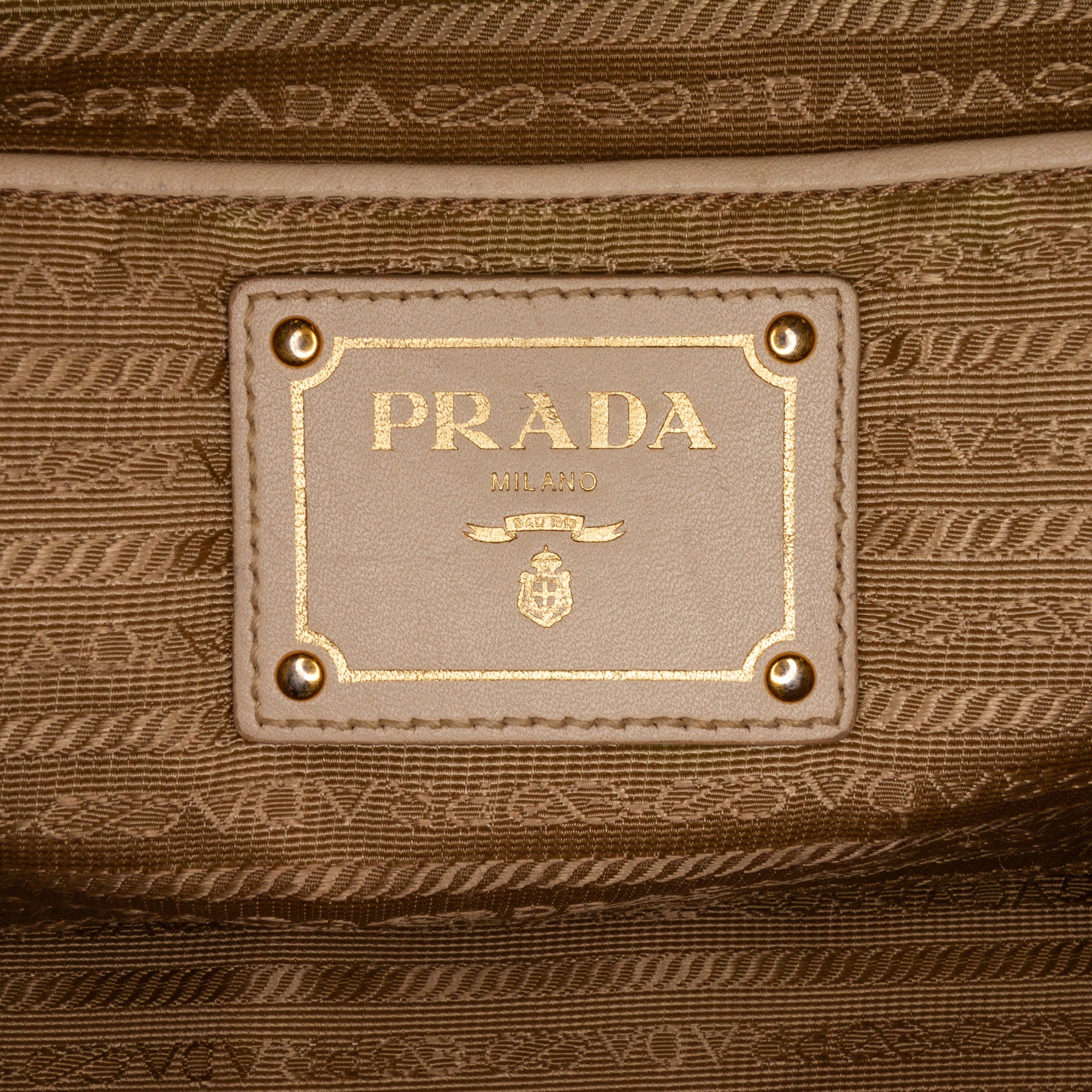 Prada Pre-Owned Canapa Logo Shoulder Bag | Women | Brown