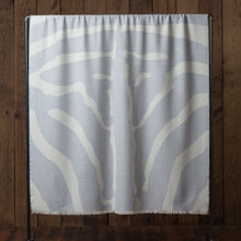 Zebra Throw | Chambray/Ivory