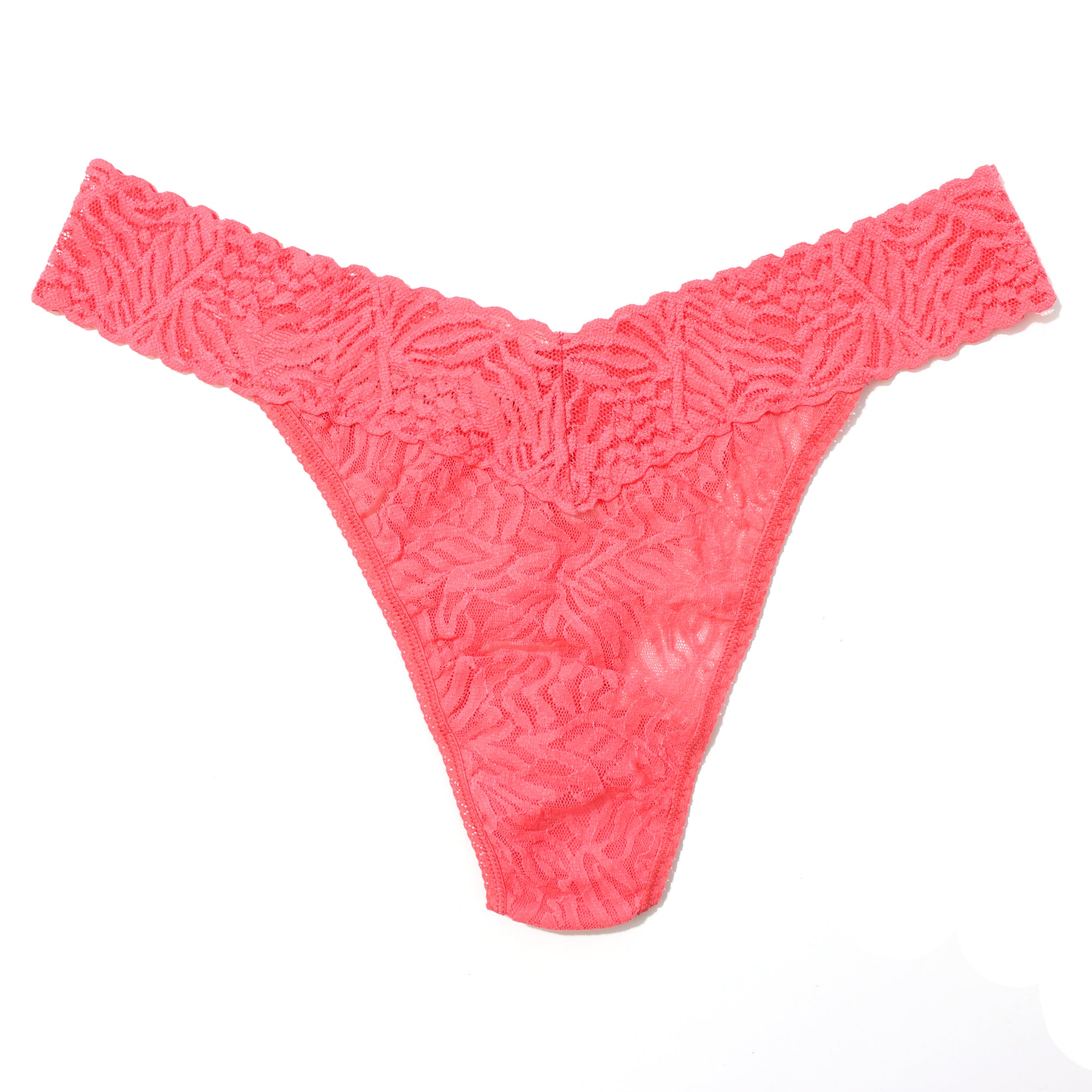 Animal Lace Original Rise Thong | Wild Card (Red)