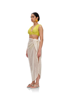 Zura Cotton Sarong | Bone