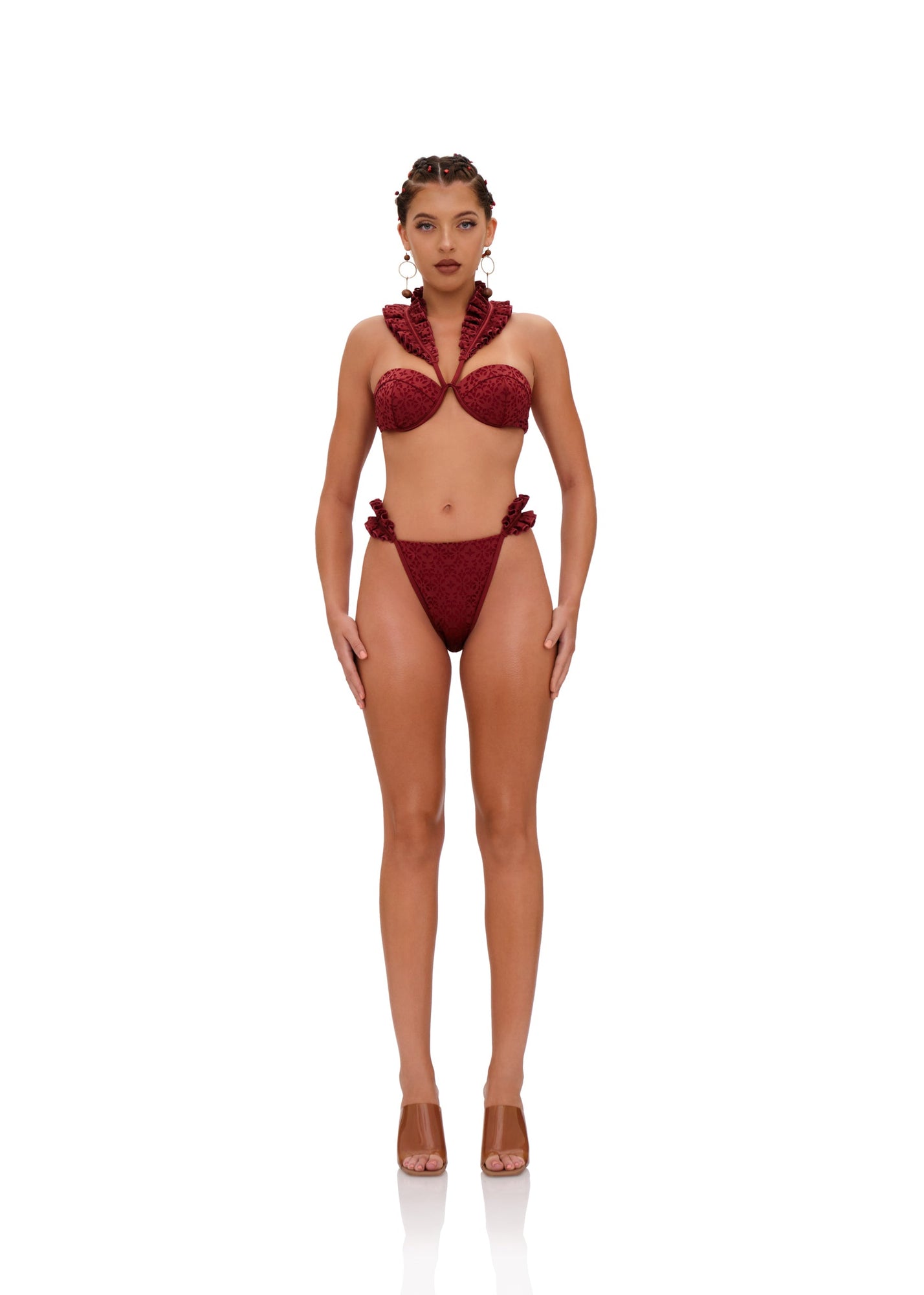 Mulan Bikini Top | Wine