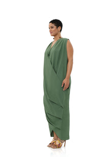 Sayo Kaftan Dress | Forest